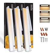 Ansen 3Packs of Under Cabinet Lights for Kitchen, 36in 22W 1426LM, Dimmable Hardwire Led Light fo...