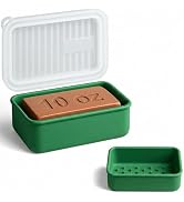 AIMAIAIMAI Extra Large Travel Soap Case fits Duke Cannon 10 oz Soap Bars, Leak Resistant Silicone...