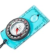 Nihtdoy Multipurpose Outdoor Compass for Hiking, Scouting, Camping, and Navigation - Liquid-Fille...