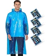 Airpler Rain Ponchos for Family Adults - Disposable Adult Rain Poncho with Drawstring Hood