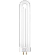 GOOTOP Replacement Bulb for Zap T6 Pro, K15, T9,X3 Bug Zapper, 15W, 4-Pin Base, U-Tube Bulb Twin ...
