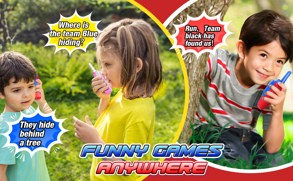 walkie talkies for kids 3 pack