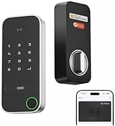 ThorBolt X1 Apple Home Key Tap to Unlock, iOS ONLY Fingerprint Keyless Entry HomeKit Door Lock, K...