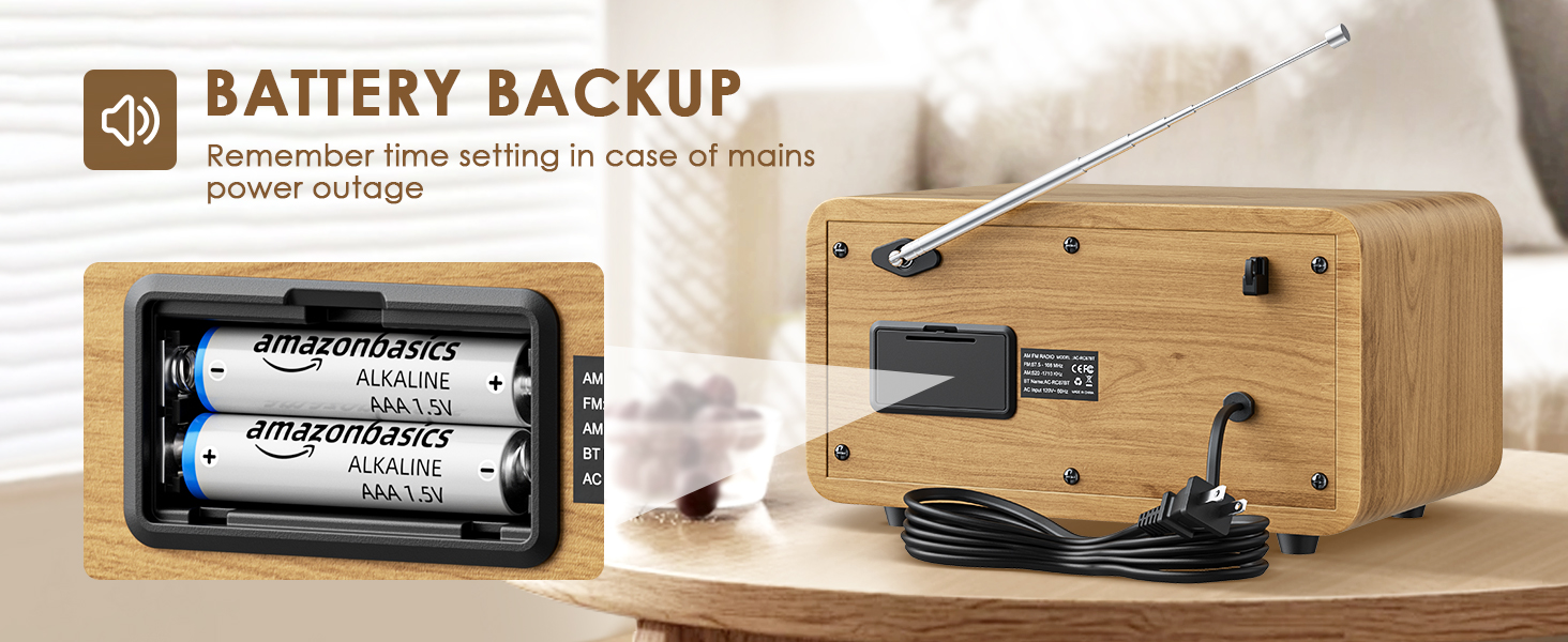 Vintage radio bluetooth speaker