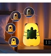 YSCYQ Capybara Night Light for Kids ,Adjustable to 3 Brightness Levels and 7 RGB Colors,LED Squis...