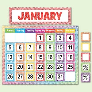 scribble calendar set