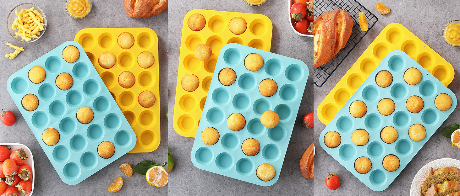 silicone muffin pan