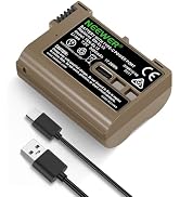 Neewer 2400mAh EN-EL15c Replacement Camera Battery for Nikon Zf Z8 Z7 II Z6 II Z5, 1.9 Hours Full...