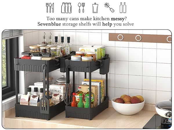 Storage and organizer for kitchen