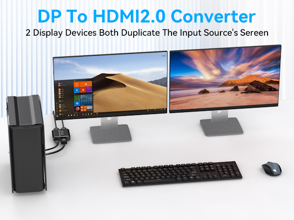 hdmi splitter extended display