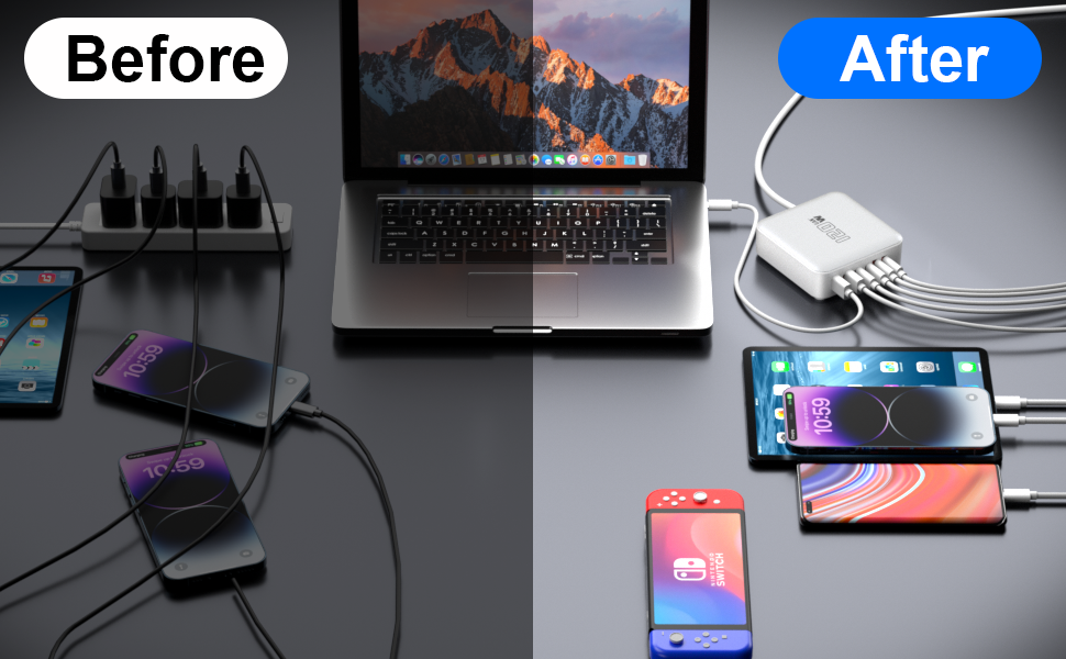 USB C Fast Charger Block