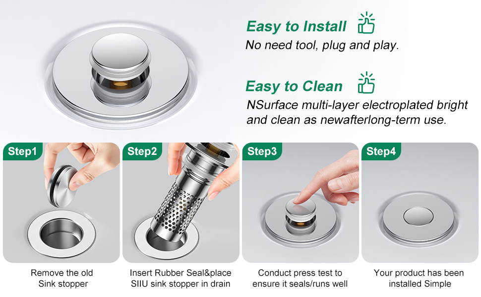 Bathroom Sink Drain Strainer