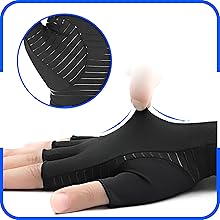 Black copper infused gloves