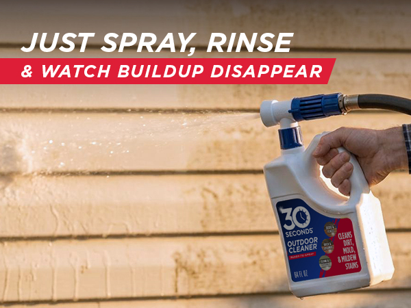 Just Spray, Rinse & Watch Buildup Disappear