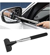 Window Squeegee Cleaning Tool,Car Rearview Mirror Wiper,Car Squeegee Windshield Squeegee,Retracta...