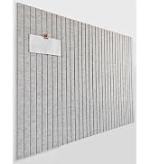Slated Felt Bulletin Board Tiles | Cork Board Alternative for Walls | Wall Panels for Office & Ho...