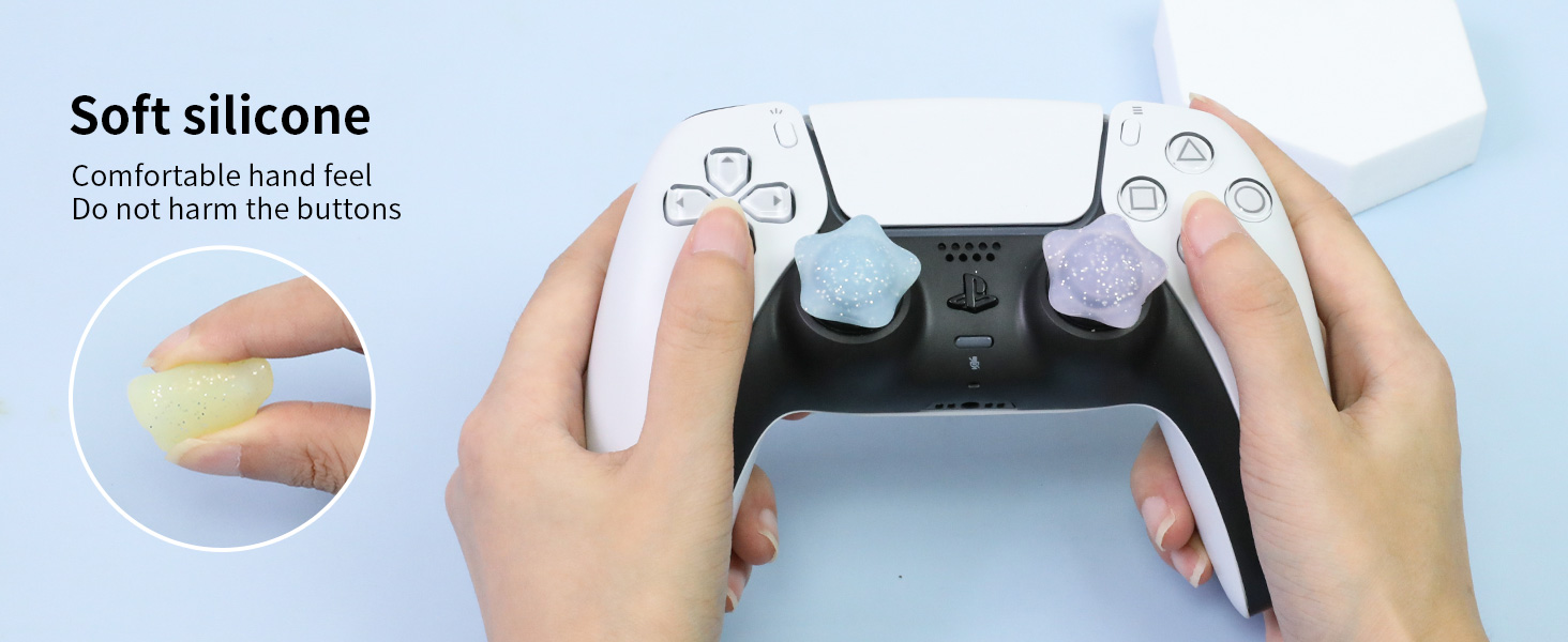 Cute Switch 2 Thumb Grips Cap for PS5 PS4 Xbox Switch Pro Steam Deck Controller