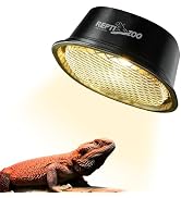 G9 Reptile Heat Lamp Bulb and Light Fixture with Safety Mesh, G9 Mini Heat Bulb 50W Warm White, U...