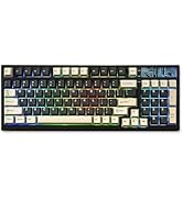 YUNZII YZ98 Gasket Mechanical Keyboard 99 Key Hot Swappable BT5.0/2.4G/USB-C Wireless Gaming with...