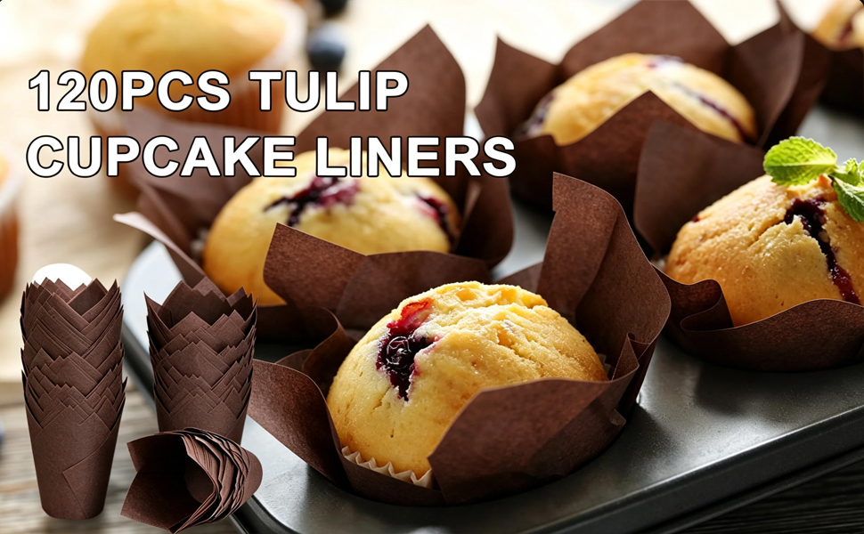 Tulip Cupcake Liners