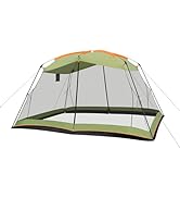 Hyper Venture Screen House 13x9 FT 4 Mesh Walls Canopy Tent Camping Gazebo Shelter for 6-8 People...