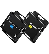 VPFET HDMI Extender Over Single Cat6 Ethernet up to 200Ft Repeater Balun Transmitter Receiver Pow...