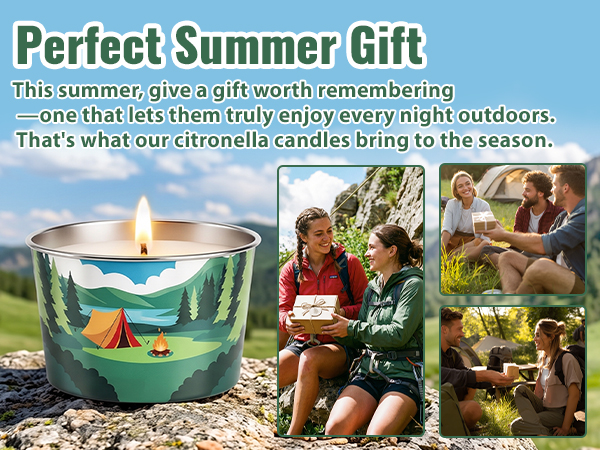 citronella candles patio