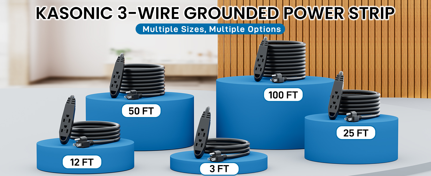 3 Outlet Extension Cord