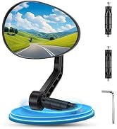 West Biking Universal Bike Mirrors – Safe Rear View for Bikes & E-bikes, Bicycle Mirror Compatibl...