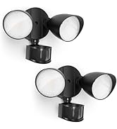 UME 2 Pack 32W 3500 Lumen LED Security Lights Motion Sensor Light Outdoor, 5000K Daylight, IP65 W...