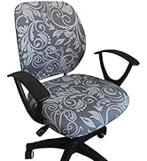 Melaluxe Computer Office Chair Cover - Protective & Stretchable Universal Chair Covers Stretch Ro...