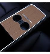 Prowin Car Central Control Panel Interior Protector Pure Wood 100% Soft Wood Center Console Wrap ...