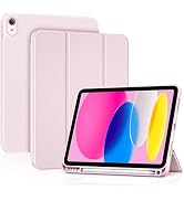 ProCase iPad Case for A16 11th 11"/10th 10.9" Generation -Light Pink | Slim Case with Pencil Hold...