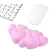 Arisase Mouse Rest Wrist Pad Cushion Soft PU Leather Memory Foam Wrist Pain Relief Mouse Wrist Su...