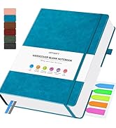 Blank Journal Notebook, Hardcover A5 Sketchbook, 320 Pages No Bleed 100 GSM Thick Paper Sketch Bo...