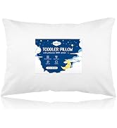 Babebay Toddler Pillow,13X18 Soft Toddler Pillows for Sleeping, Machine Washable Kids Pillow with...