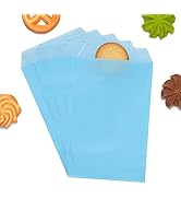 100 Glassine Paper Bags Envelopes by Quotidian (4''x6'')(Aqua)