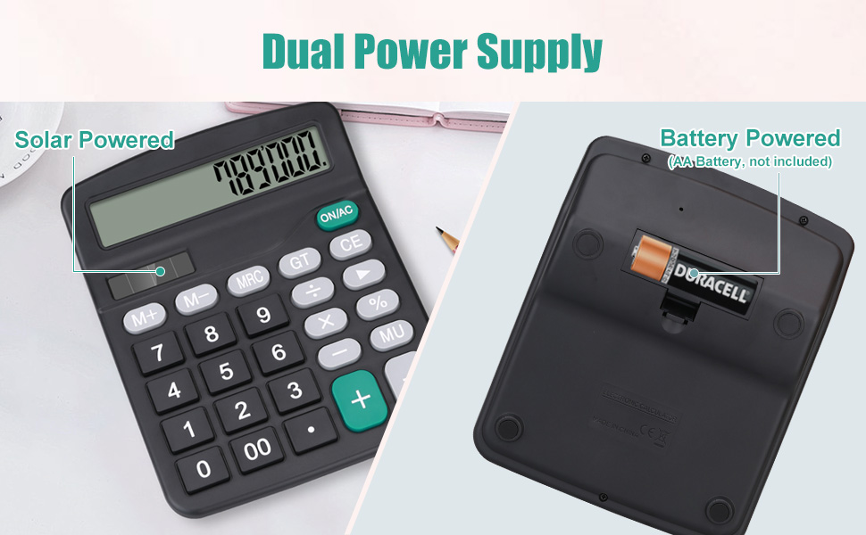 Desktop Calculator Black-3