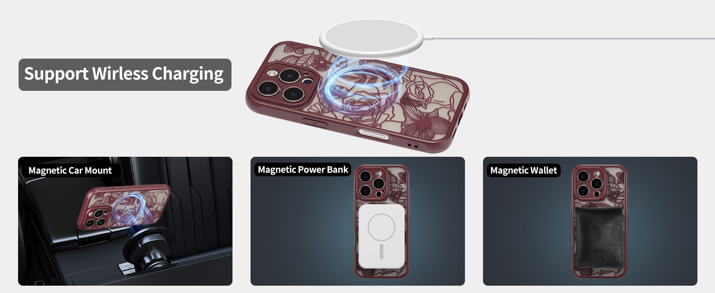 Magnetic case for iPhone 16 pro Case with Magsafe