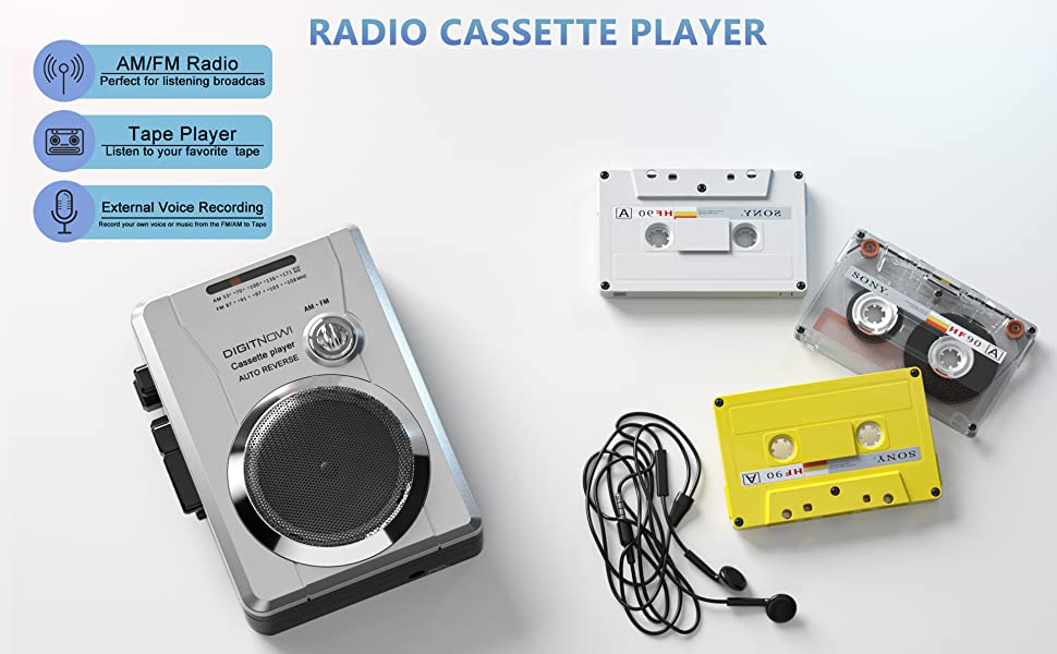 portable cassette recorder