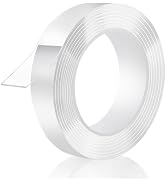Double Sided Tape Heavy Duty, Removable Nano Double Sided Adhesive Tape, Clear Mounting Tape Pict...