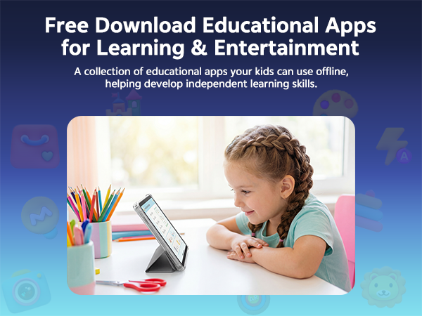 Android Tablet 10 Inch for Kids Adults Expandable