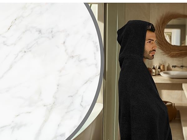 Ultra soft hooded towel