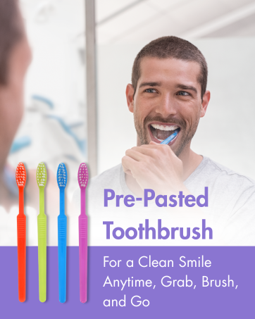 Pre-Pasted Toothbrush
