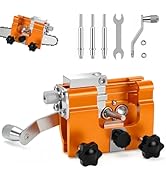 Kanroadi Klam Pero Chain Sharpener,Chain Saw Sharpener Tool,Chainsaw Sharpener,Portable Hand Cran...