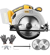 7 1/4 Inch Circular Saw Compatible with Dewalt 20V Max Battery(No Battery) Brushless Cordless Cir...