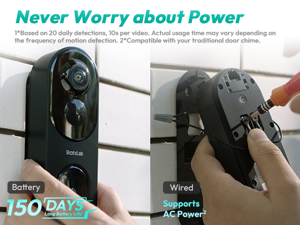 wired doorbell camera