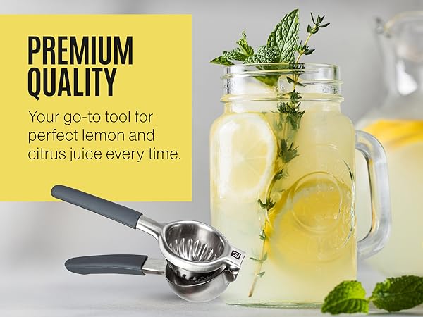 Large Lemon Squeezer Stainless Steel Press Manual Design Pro-Grade Lemon Lemon Juicer Squeezer