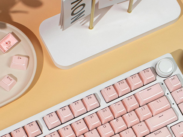 Pink Crystal Jelly Keycap