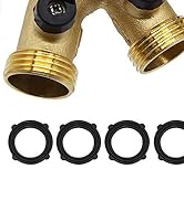 4 Way Brass Hose Splitter
